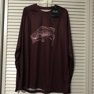 NWT Huk long sleeve performance shirt